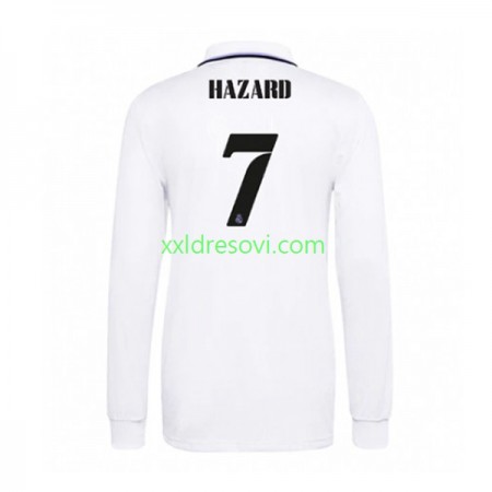 Real Madrid Eden Hazard 7 Domaći Nogometni Dres 2022-2023 Dugim Rukavima